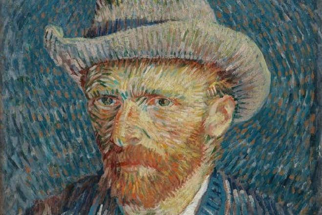 Autoportrait au chapeau de feutre gris