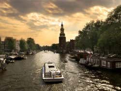 Promenade en bateau sur les canaux d'Amsterdam